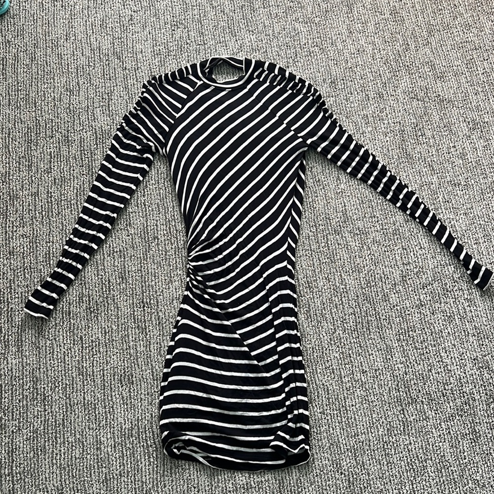 Guess Bodycon Striped Dress
